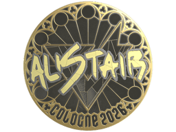 Sticker | aliStair (Gold) | Cologne 2026