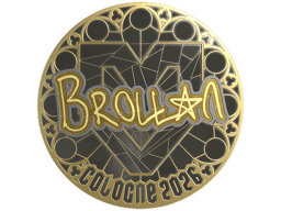 Sticker | Brollan (Gold) | Cologne 2026