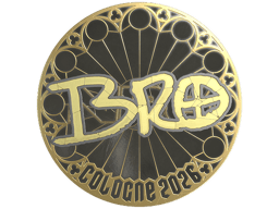 Sticker | br0 (Gold) | Cologne 2026