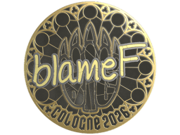 Sticker | blameF (Gold) | Cologne 2026