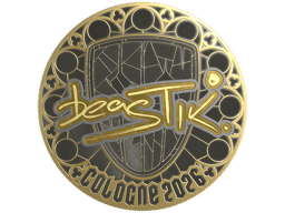 Sticker | beastik (Gold) | Cologne 2026