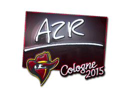 Naklejka | AZR (foliowana) | Kolonia 2015
