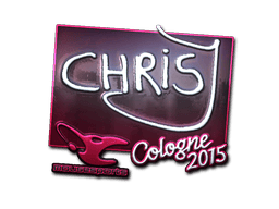 Naklejka | chrisJ (foliowana) | Kolonia 2015