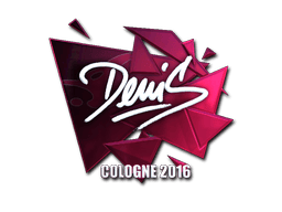 Naklejka | denis (foliowana) | Kolonia 2016