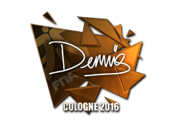 Naklejka | dennis (foliowana) | Kolonia 2016