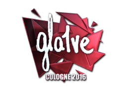 Naklejka | gla1ve (foliowana) | Kolonia 2016