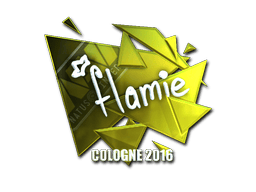 Naklejka | flamie (foliowana) | Kolonia 2016