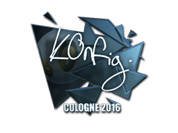 Naklejka | k0nfig (foliowana) | Kolonia 2016