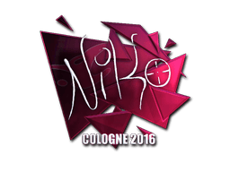 Naklejka | NiKo (foliowana) | Kolonia 2016