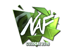 Naklejka | NAF (foliowana) | Kolonia 2016