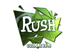 Naklejka | RUSH (foliowana) | Kolonia 2016