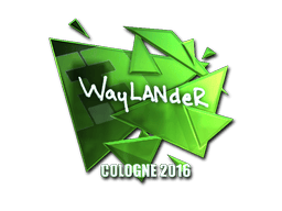 Naklejka | wayLander (foliowana) | Kolonia 2016