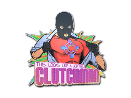 Naklejka | Clutchman (holograficzna)