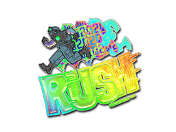 Naklejka | Rush 4x20 (holograficzna)