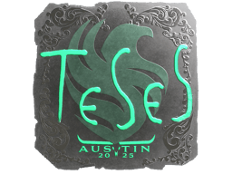 Naklejka | TeSeS (foliowana) | Austin 2025
