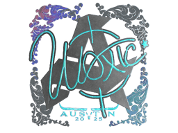 Naklejka | woxic (holograficzna) | Austin 2025