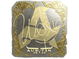 Naklejka | woxic (złota) | Austin 2025