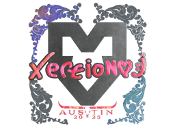 Naklejka | xertioN (holograficzna) | Austin 2025