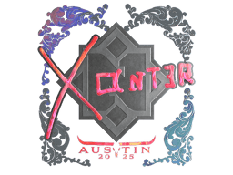 Naklejka | Xant3r (holograficzna) | Austin 2025