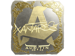 Naklejka | XANTARES (złota) | Austin 2025