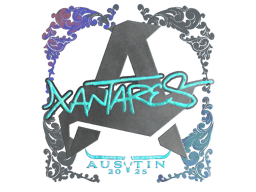 Naklejka | XANTARES (holograficzna) | Austin 2025