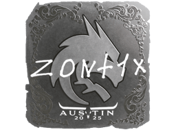 Naklejka | zont1x (foliowana) | Austin 2025