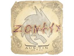 Naklejka | zont1x | Austin 2025