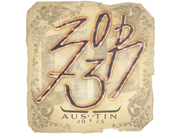 Naklejka | zorte | Austin 2025