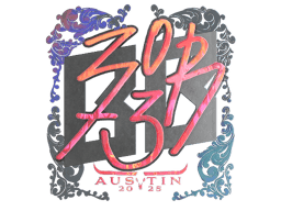 Naklejka | zorte (holograficzna) | Austin 2025