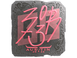Naklejka | zorte (foliowana) | Austin 2025