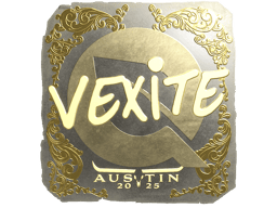 Naklejka | vexite (złota) | Austin 2025