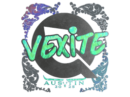 Naklejka | vexite (holograficzna) | Austin 2025