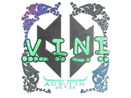 Naklejka | VINI (holograficzna) | Austin 2025