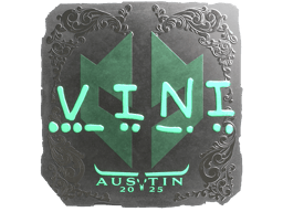 Naklejka | VINI (foliowana) | Austin 2025