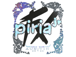 Naklejka | piriajr (holograficzna) | Austin 2025