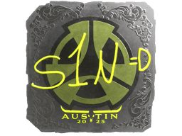 Naklejka | s1n (foliowana) | Austin 2025
