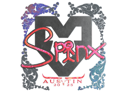 Naklejka | Spinx (holograficzna) | Austin 2025