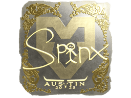 Naklejka | Spinx (złota) | Austin 2025