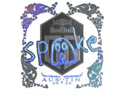 Naklejka | spooke (holograficzna) | Austin 2025