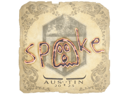 Naklejka | spooke | Austin 2025