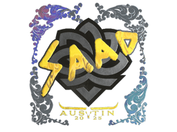 Naklejka | saadzin (holograficzna) | Austin 2025