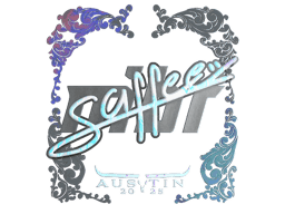 Naklejka | saffee (holograficzna) | Austin 2025