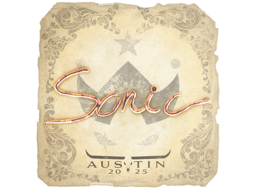 Naklejka | Sonic | Austin 2025