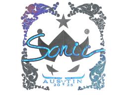 Naklejka | Sonic (holograficzna) | Austin 2025