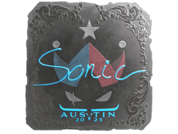 Naklejka | Sonic (foliowana) | Austin 2025