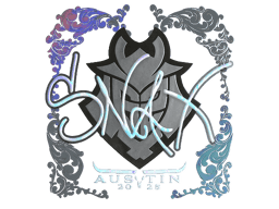 Naklejka | Snax (holograficzna) | Austin 2025