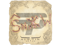 Naklejka | snow | Austin 2025