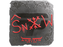 Naklejka | snow (foliowana) | Austin 2025