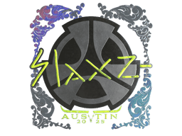 Naklejka | slaxz- (holograficzna) | Austin 2025