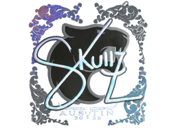 Naklejka | skullz (holograficzna) | Austin 2025